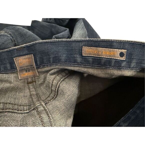 Citizens of Humanity Sid Regular Straight Men’s Blue Denim Jeans Size 33 - Picture 6 of 14